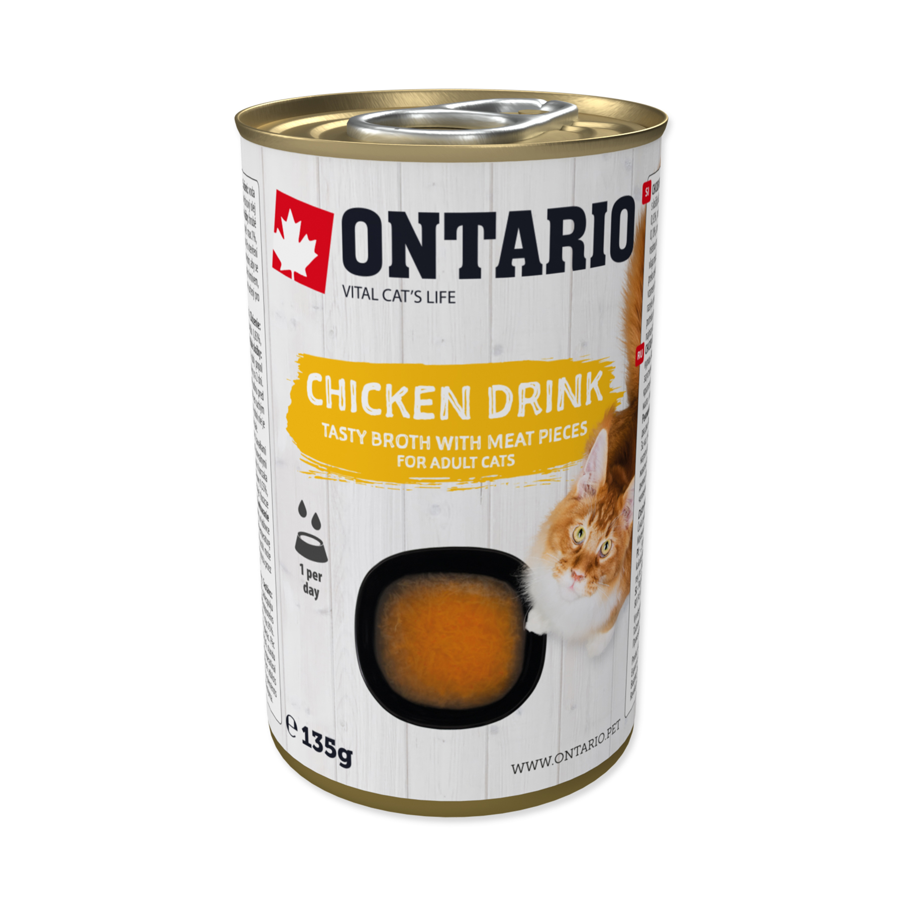Ontario Drink kuřecí 135 g - Obrázek 2