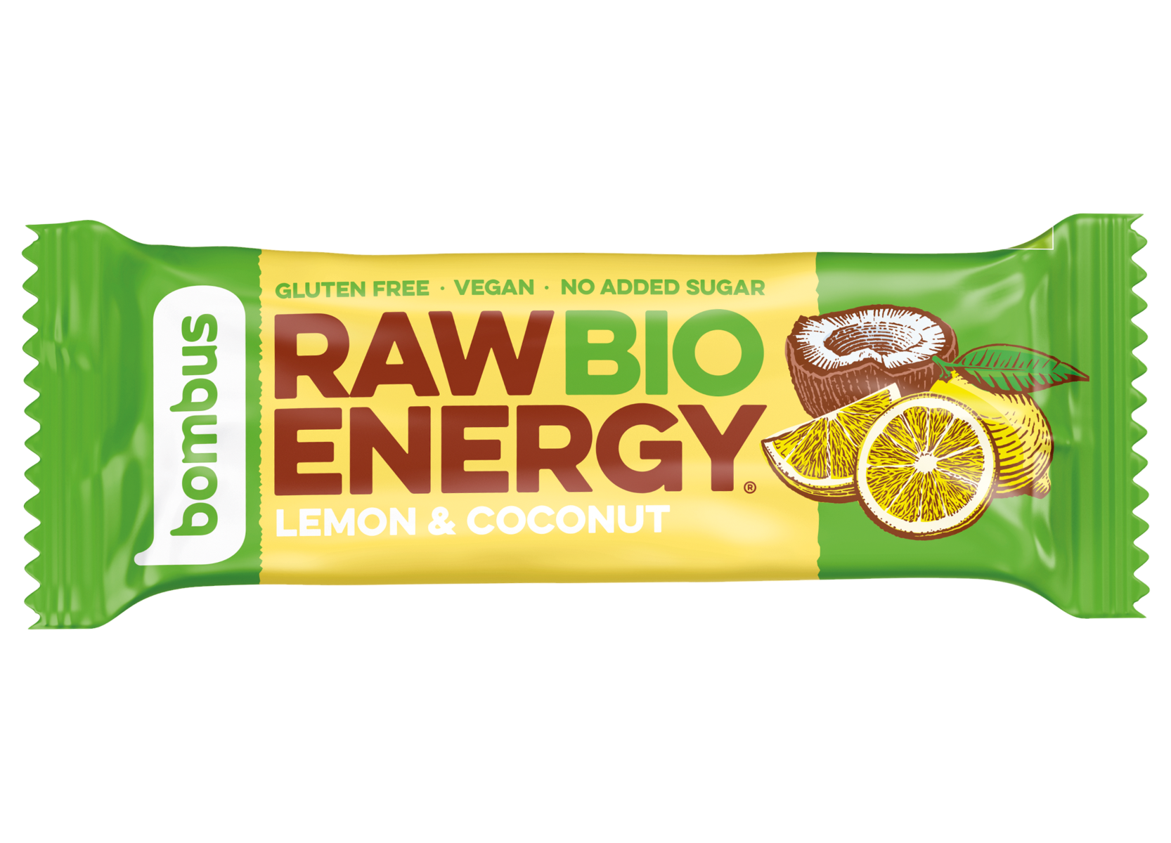 Bombus Raw BIO Tyčinka Lemon + coconut 50 g
