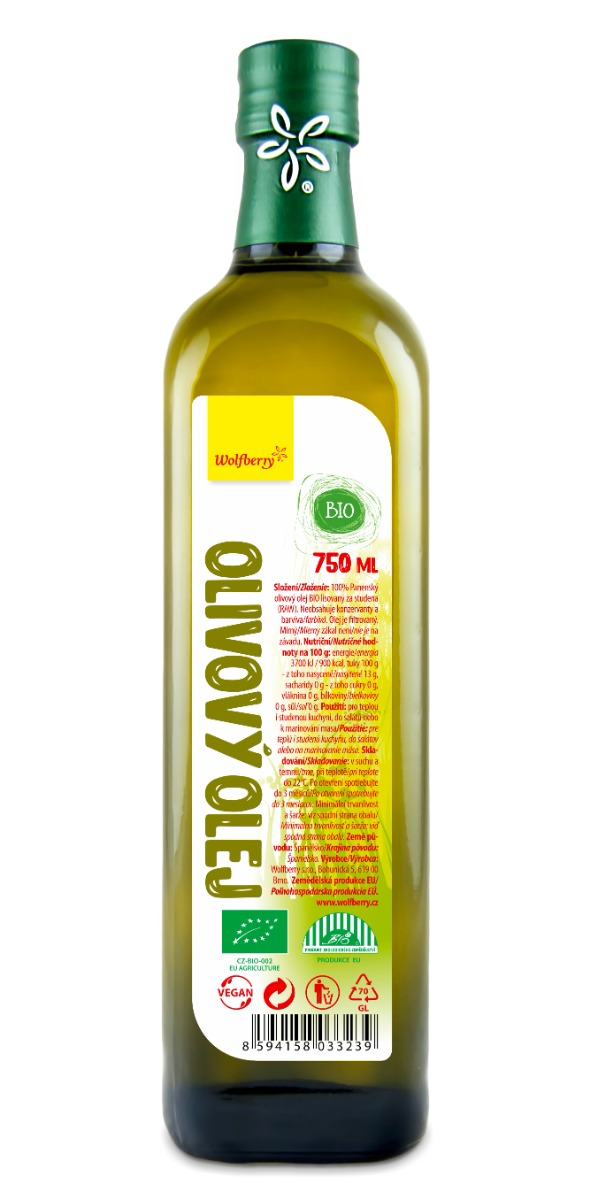Wolfberry Olivový olej panenský BIO 750 ml