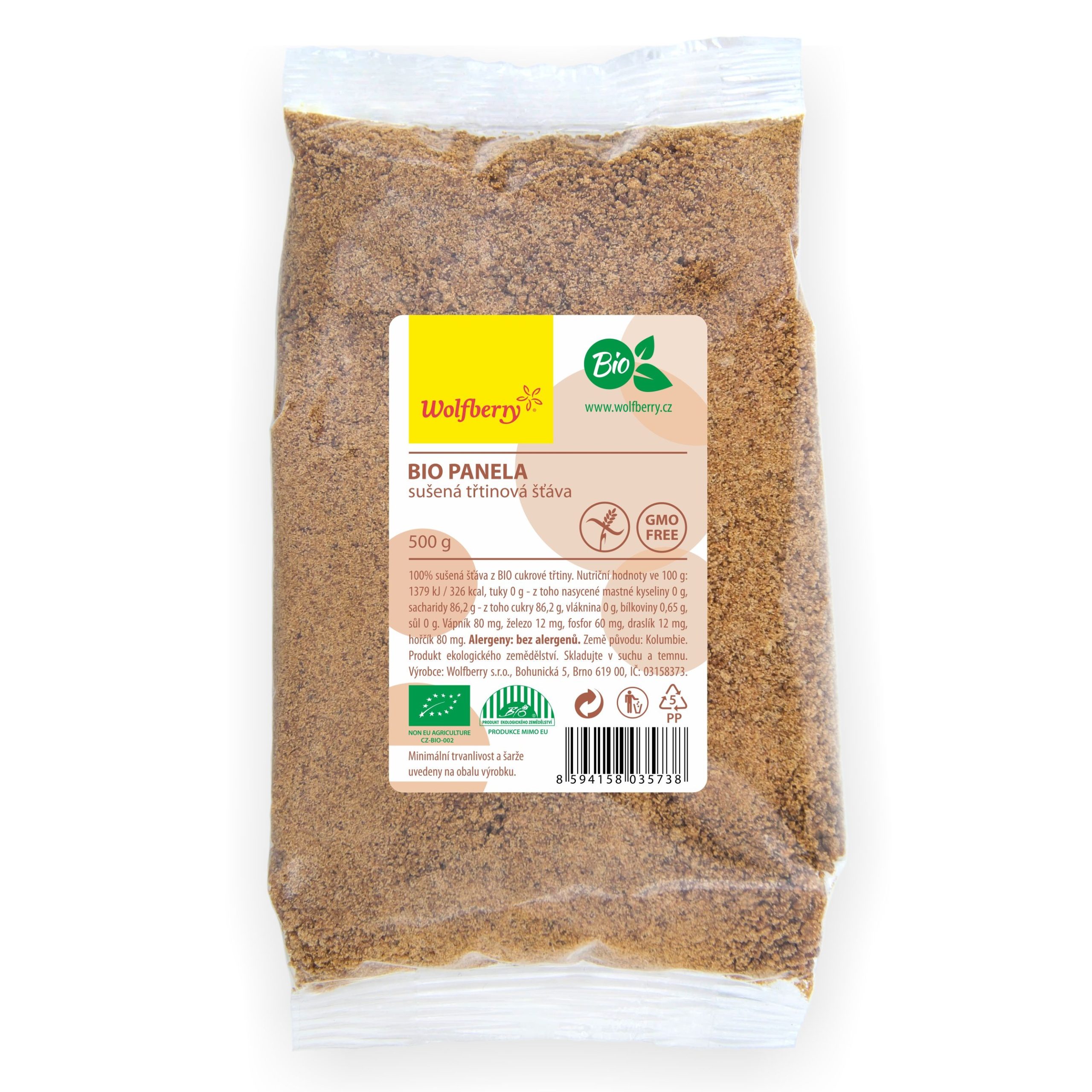 Wolfberry Panela BIO 500 g - Obrázek 2