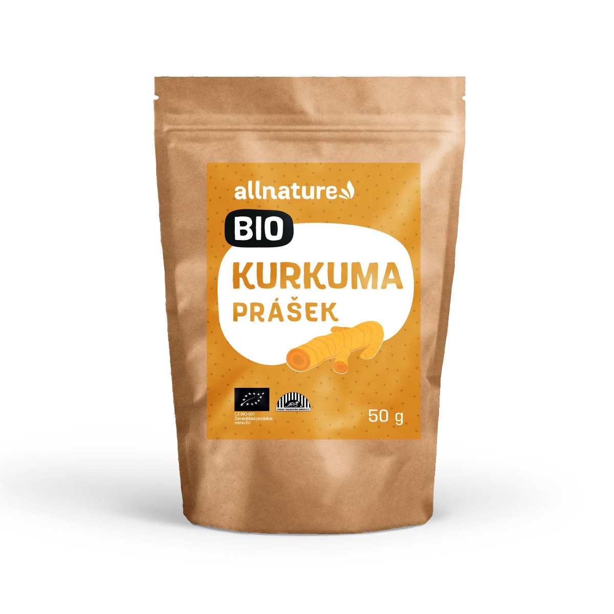 Allnature Kurkuma BIO prášek 50 g