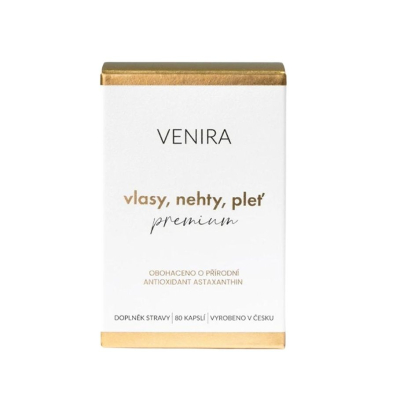 Venira Premium Vlasy, nehty, pleť 40denní kúra 80 kapslí