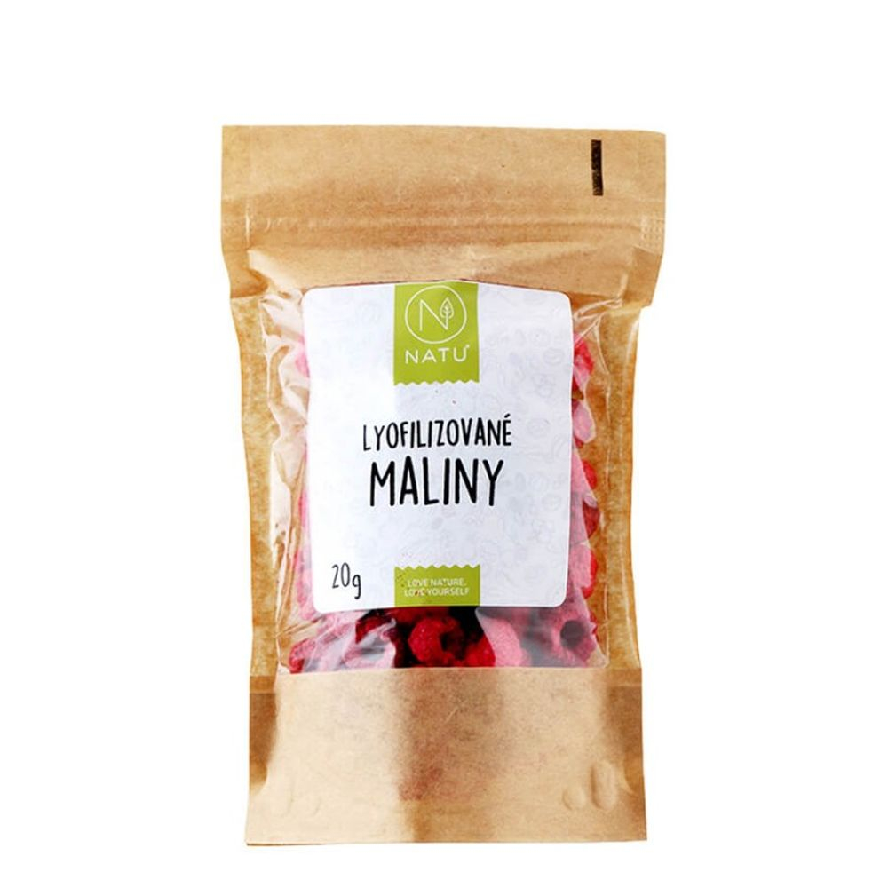 NATU Lyofilizované maliny 20 g - Obrázek 2
