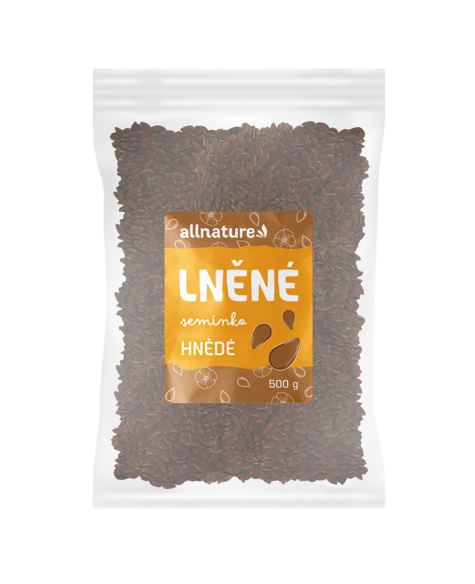 Allnature Lněné semínko hnědé 500 g