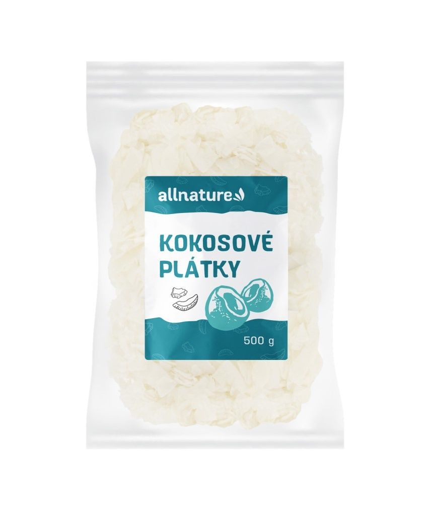 Allnature Kokosové chipsy 500 g - Obrázek 2