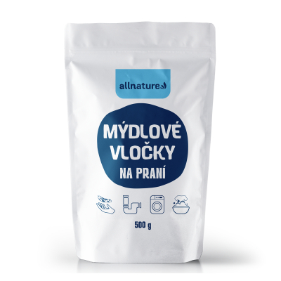 Allnature Mýdlové vločky na praní 500 g