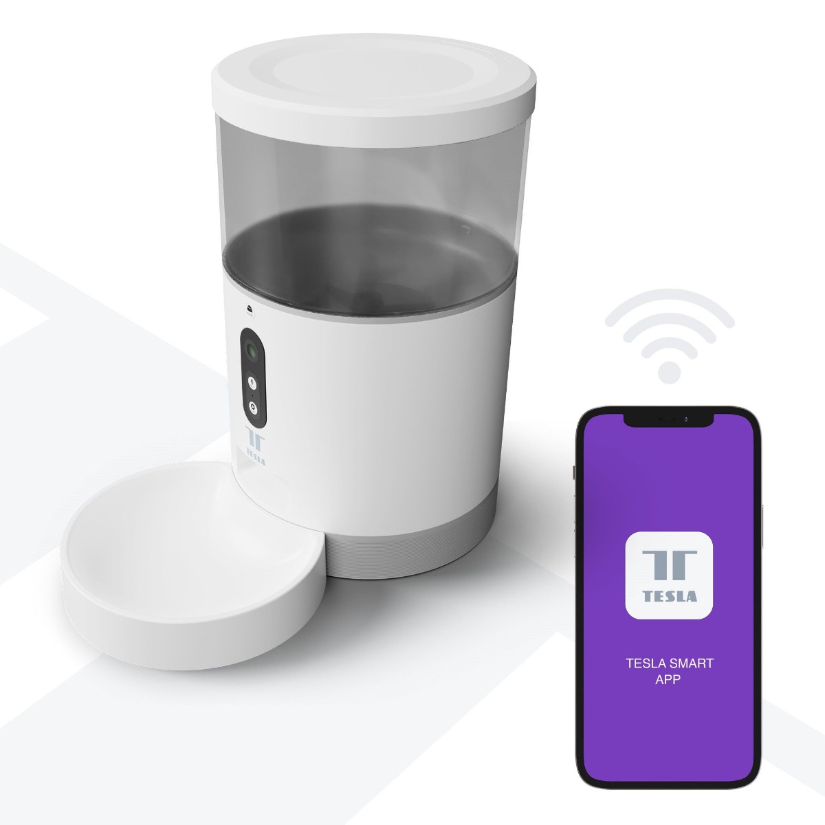 TESLA Smart Pet Feeder Camera dávkovač krmiva - Obrázek 2