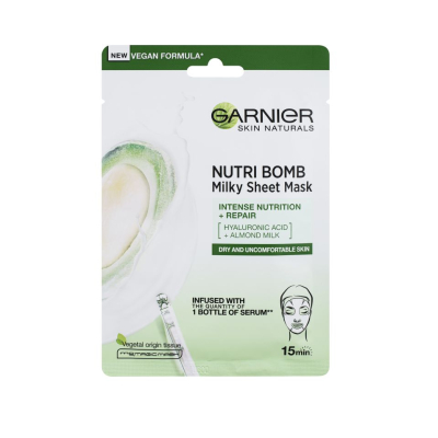 Garnier Skin Naturals Nutri Bomb pleťová maska pro suchou pleť 32 g