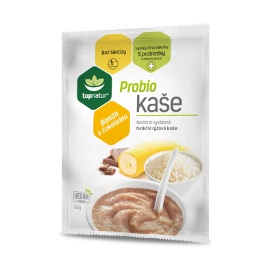 Topnatur Probio banán s čokoládou kaše 60 g