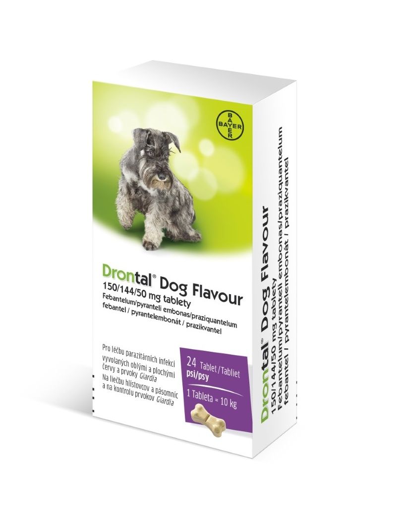Drontal Dog Flavour 150/144/50 mg 24 tablet - Obrázek 2