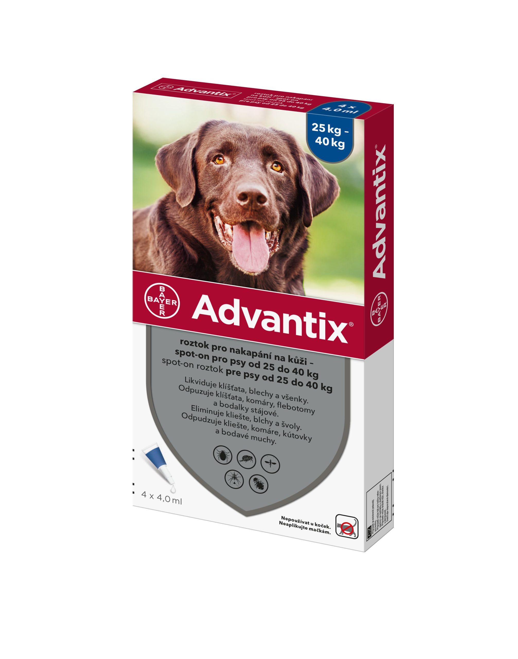 Advantix pro psy 25-40 kg spot-on 4x4 ml