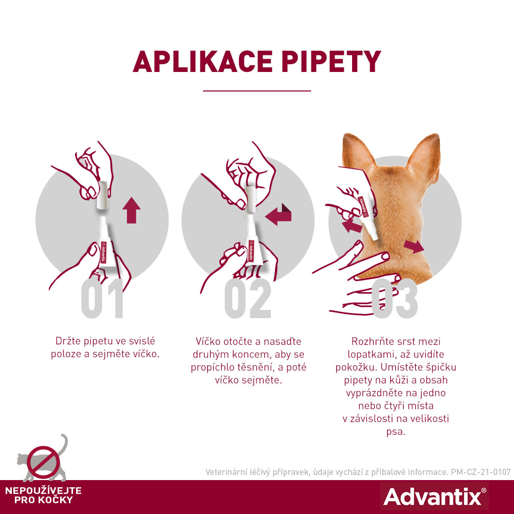 Advantix pro psy od 40 do 60 kg spot-on 1x6 ml - Obrázek 5