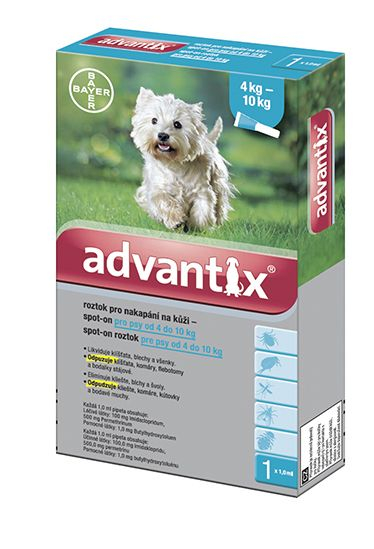 Advantix pro psy od 4 do 10 kg spot-on 1x1 ml - Obrázek 4
