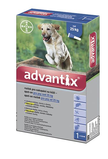 Advantix pro psy od 25 do 40 kg spot-on 1x4 ml - Obrázek 4