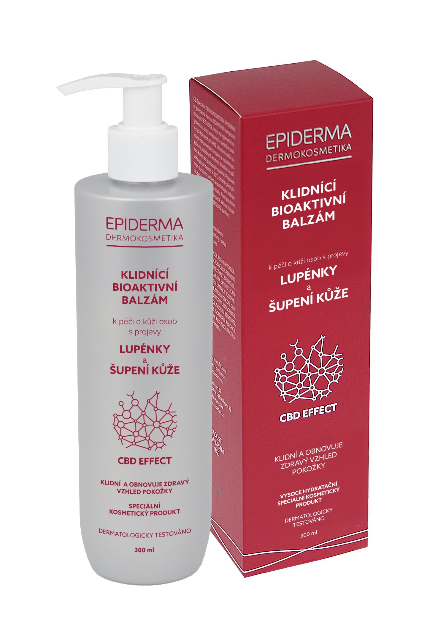 Epiderma Bioaktivní CBD balzám při lupénce 300 ml - Obrázek 2