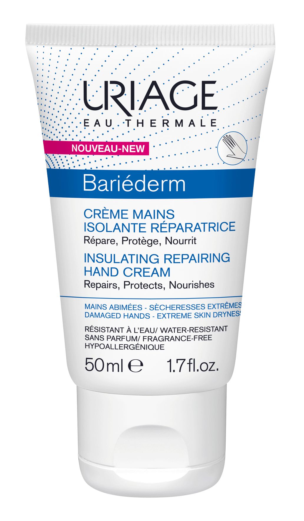 Uriage Bariéderm Ochranný regenerační krém na ruce 50 ml - Obrázek 2