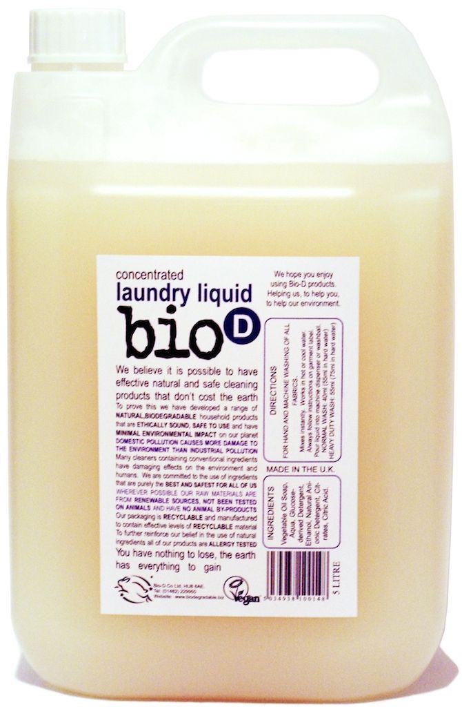 Bio d Tekutý prací gel náhradní kanystr 5 l - Obrázek 2