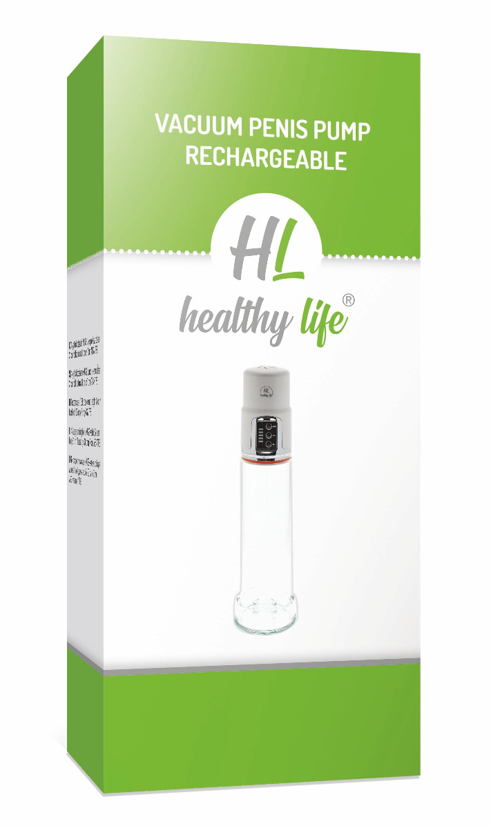 Healthy life Vacuum Penis Pump Rechargeable white - Obrázek 2
