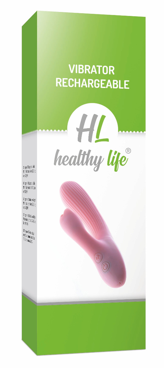 Healthy life Vibrator Rechargeable candy pink - Obrázek 2