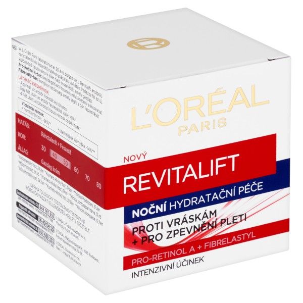Loréal Paris Revitalift Noční hydratační péče proti vráskám 50 ml - Obrázek 4