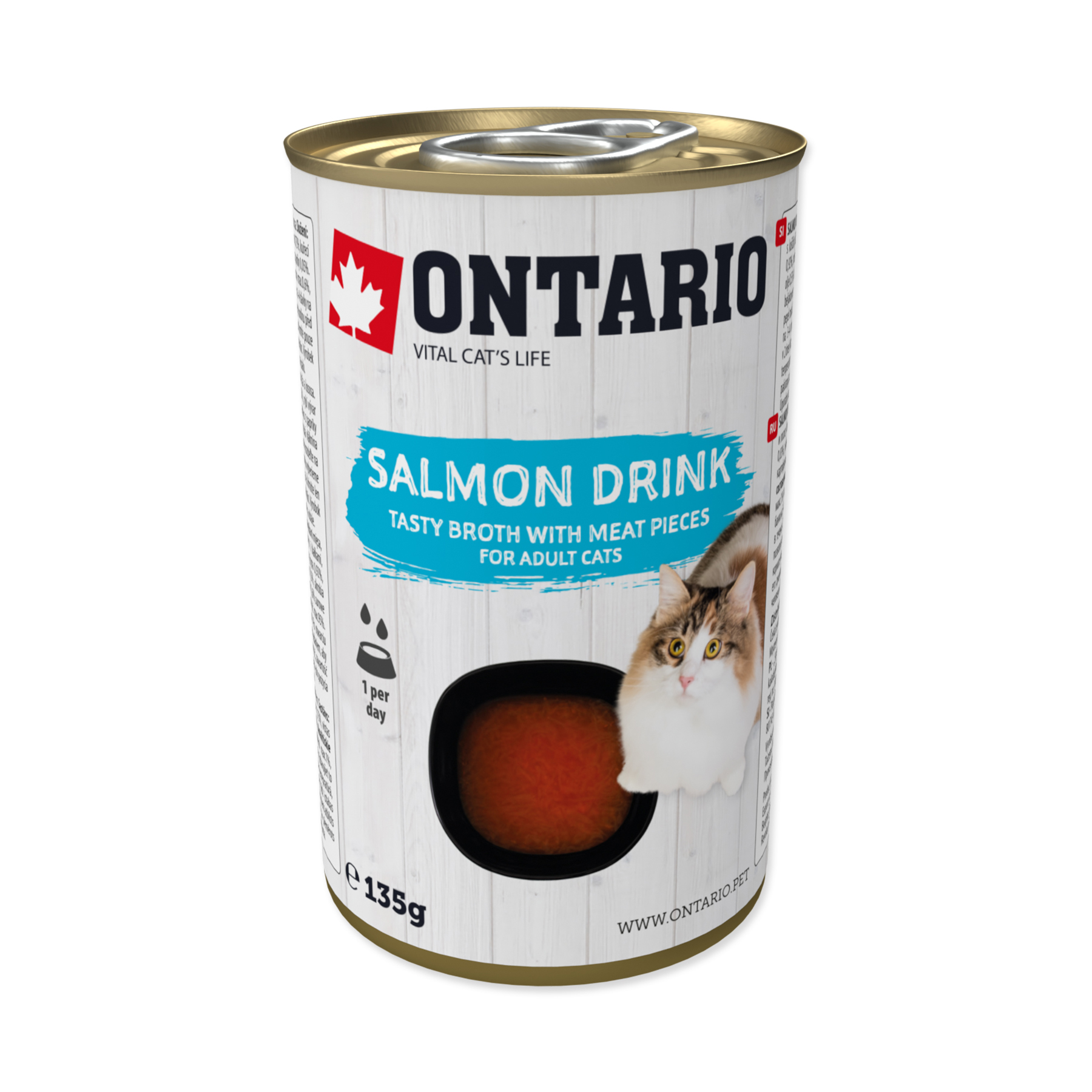Ontario Drink losos 135 g - Obrázek 2