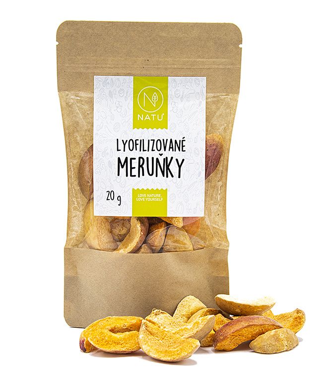 NATU Lyofilizované meruňky 20 g - Obrázek 2