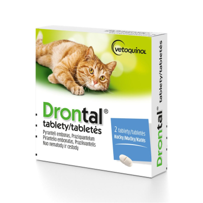 Drontal pro kočky 2 tablety
