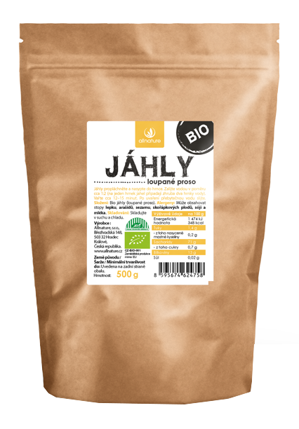 Allnature Jáhly BIO 500 g - Obrázek 2