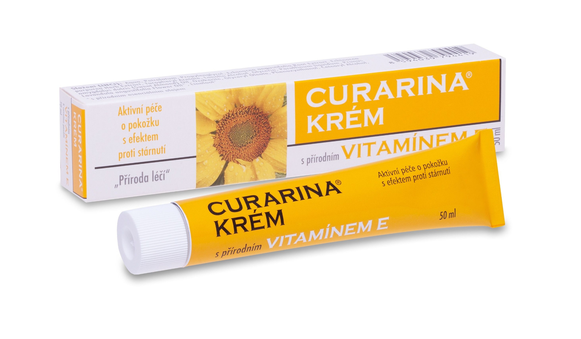 Curarina Krém s vitamínem E a Echinaceou 50 ml - Obrázek 2