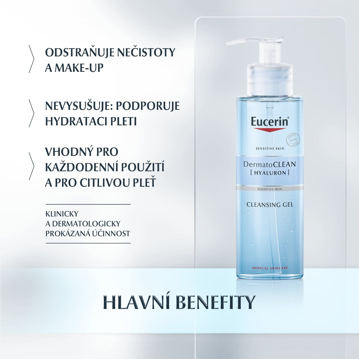 Eucerin DermatoCLEAN čisticí pleťový gel 200 ml - Obrázek 3