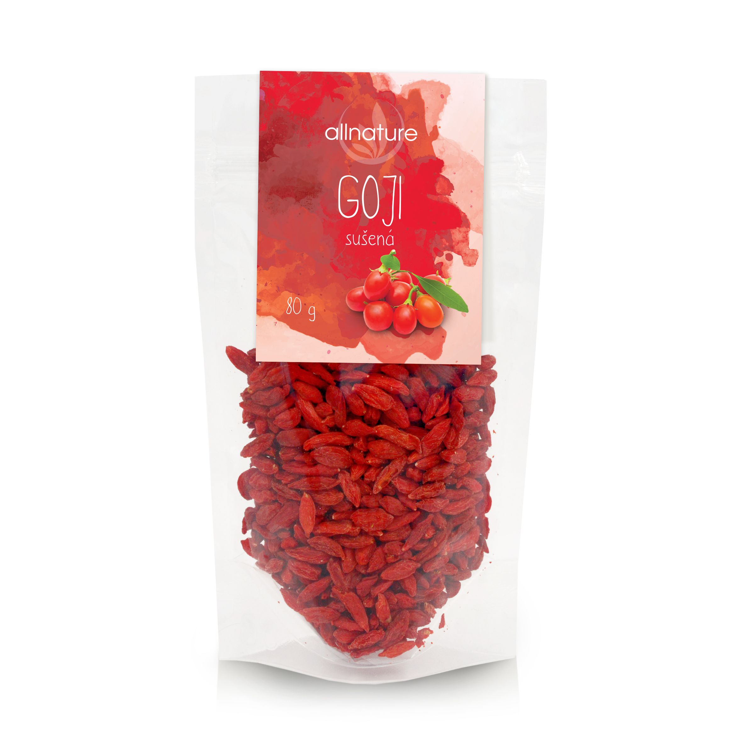 Allnature Goji sušené plody 80 g - Obrázek 3