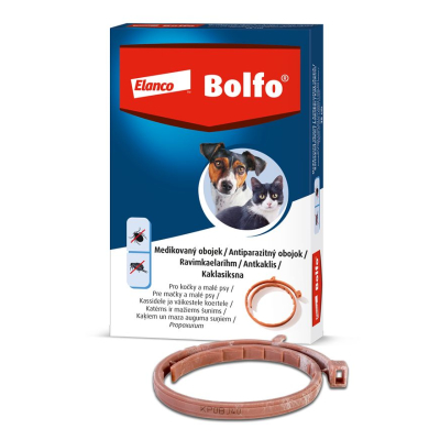 Bolfo 1,234 g obojek pro kočky a malé psy 38 cm 1 ks