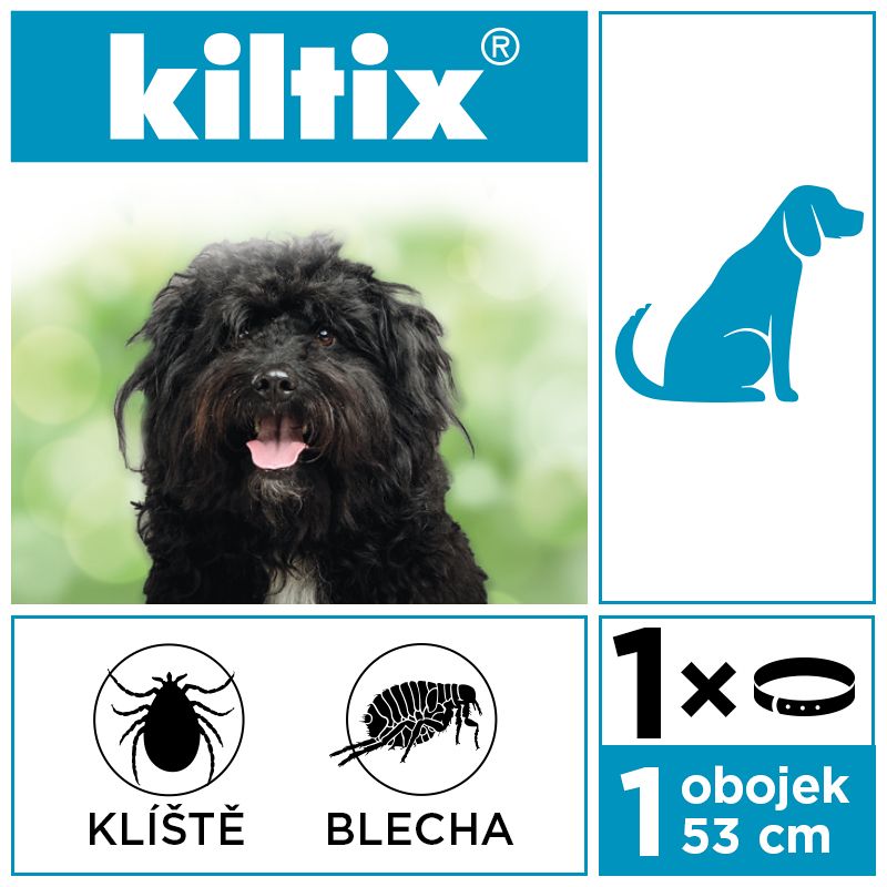 Kiltix Obojek pro střední psy 53 cm 1 ks - Obrázek 2