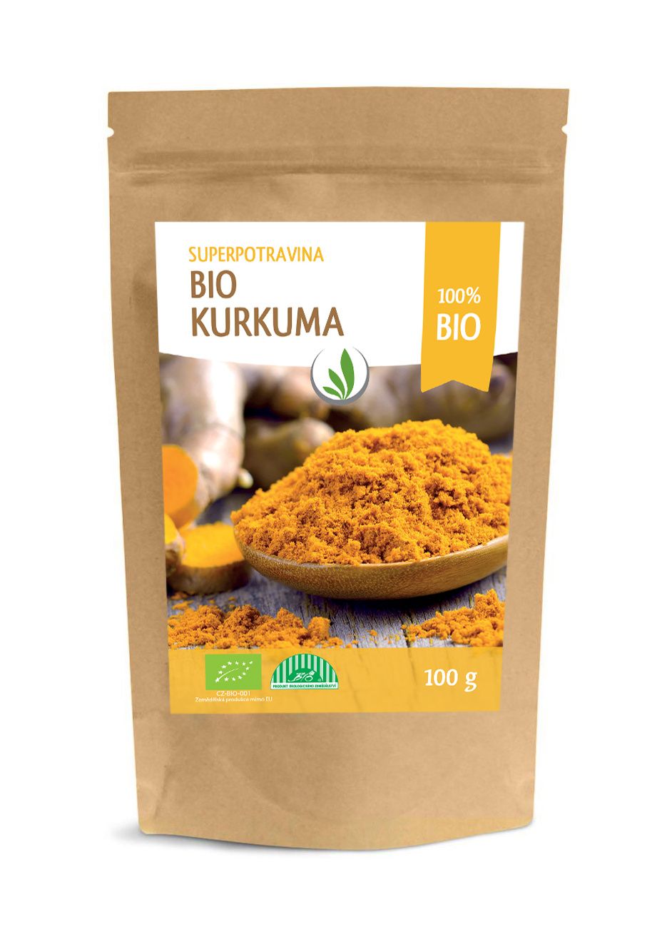 Allnature Kurkuma BIO prášek 100 g - Obrázek 2