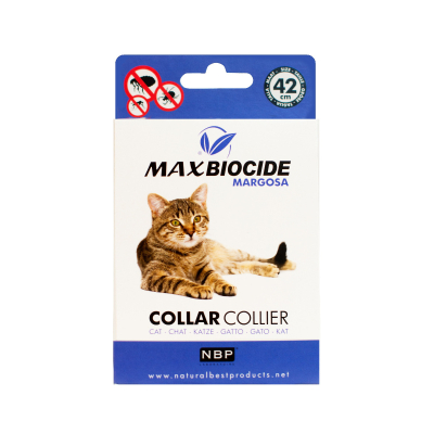 Max Biocide Cat Collar Obojek pro kočky 42 cm 1 ks