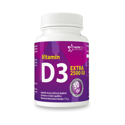 Nutricius Vitamín D3 EXTRA 2500 IU 30 tablet