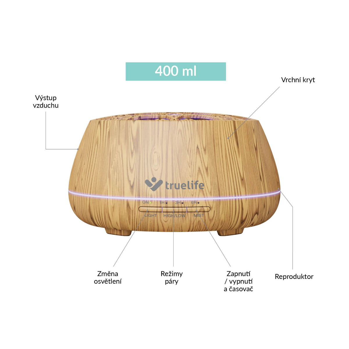 Truelife AIR Diffuser D9 Smart difuzér - Obrázek 4