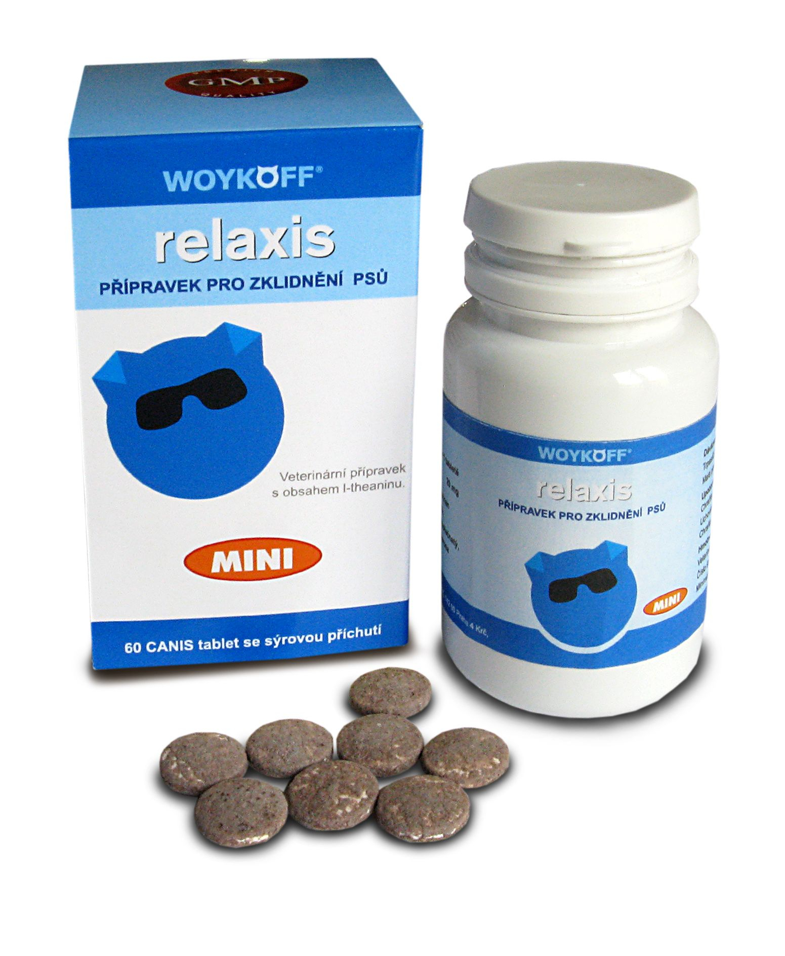 Woykoff Relaxis mini sýrová příchuť 60 tablet - Obrázek 2