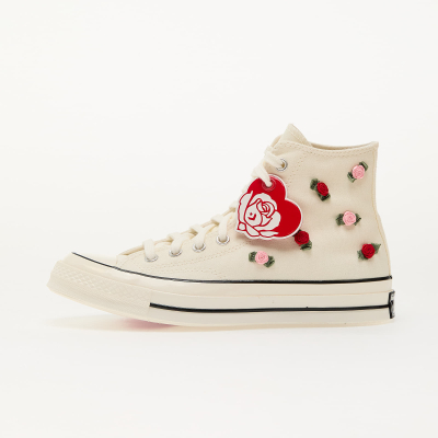 Tenisky Converse Chuck 70 Valentine's Day Hi Egret/ Red EUR 36.5