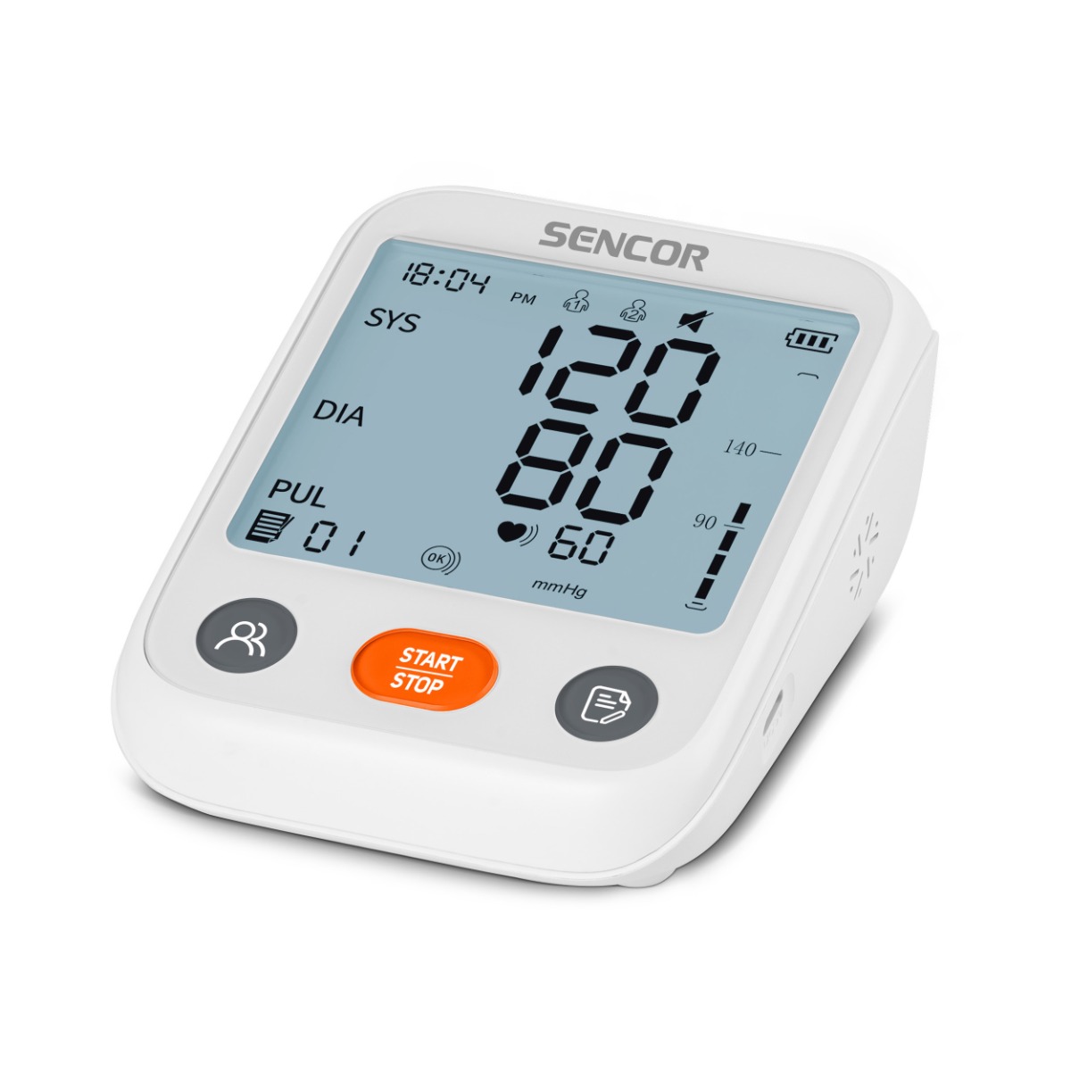 SENCOR SBP 1150WH digitální tlakoměr - Obrázek 2