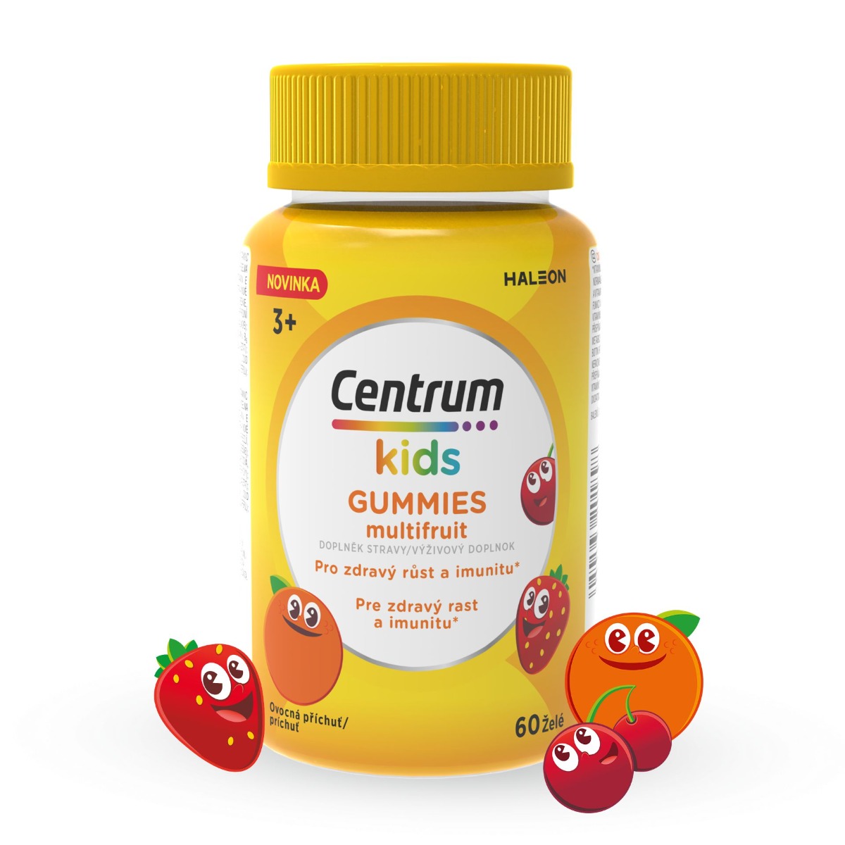 Centrum Kids Gummies multivitamín pro děti multifruit želé 60 ks - Obrázek 2