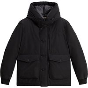 Woolrich giubbino nero uomo in ramar cloth
