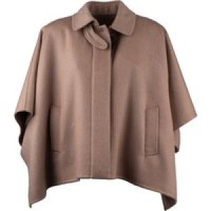 Cappa lavorazione double in beaver di cashmere con shiny details