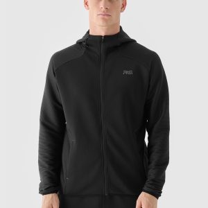 Pánská sportovní rychleschnoucí mikina 4F X Robert Lewandowski - černá